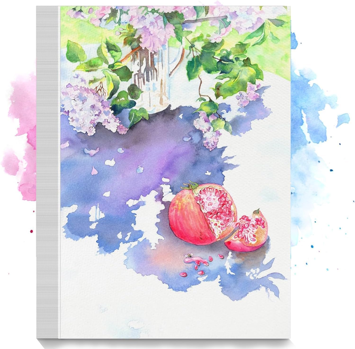 30 Sheets Watercolor Paper, 9 x 12 Inch Cold Press Water Color Paper Bulk for Kids Child Students Adults, Small White Watercolor Drawing Paint Paper for Art Works Supplies