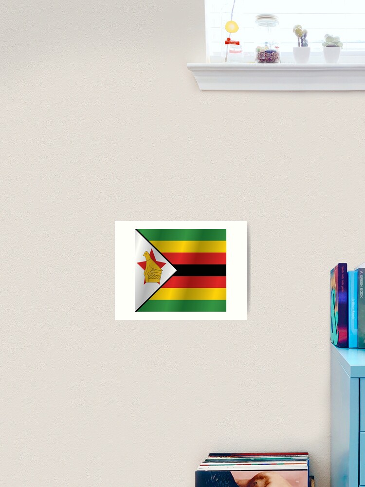 image.221525505.7601_carp,small,product,750x1000.u6.jpg Zimbabwe flag by ARTPICSS - Image 1
